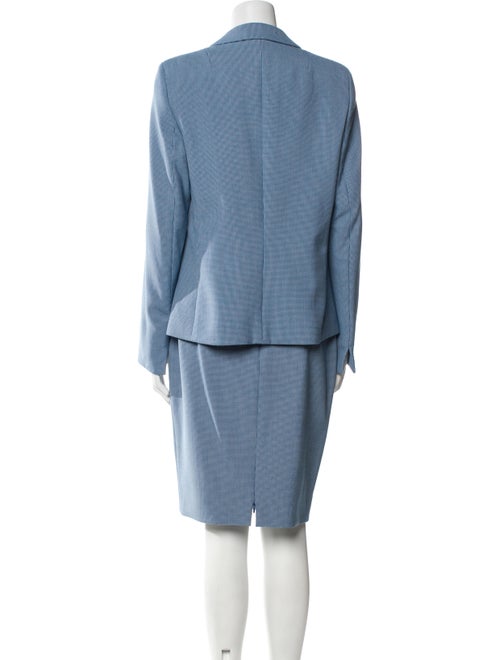 Akris Punto Embroidered Accent Skirt Set