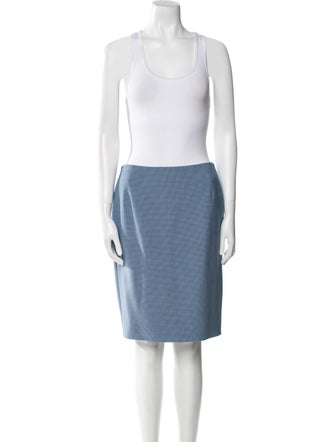 Akris Punto Embroidered Accent Skirt Set
