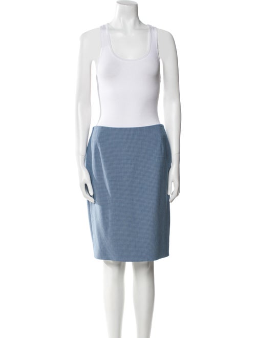 Akris Punto Embroidered Accent Skirt Set