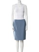 Akris Punto Embroidered Accent Skirt Set