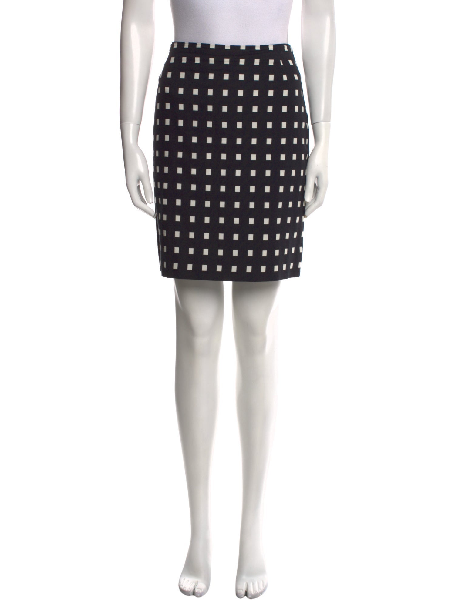 Akris Punto Plaid Print Mini Skirt