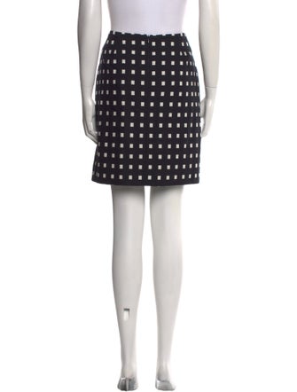 Akris Punto Plaid Print Mini Skirt