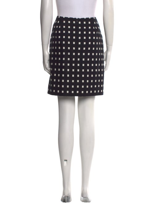 Akris Punto Plaid Print Mini Skirt