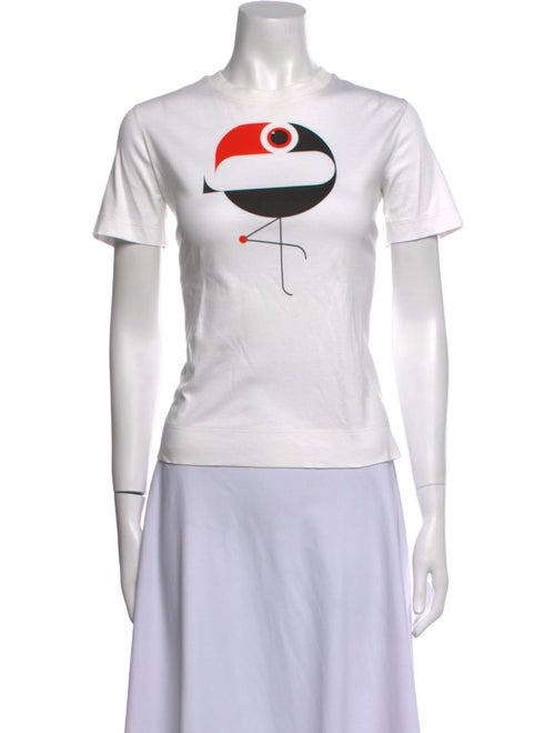 Akris Punto Graphic Print Crew Neck T-Shirt