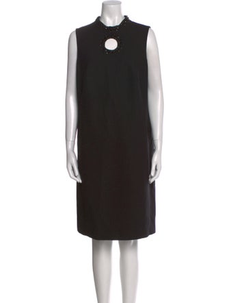 Akris Punto Virgin Wool Knee-Length Dress