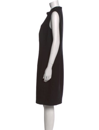Akris Punto Virgin Wool Knee-Length Dress
