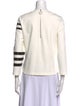Akris Punto Striped Crew Neck Top