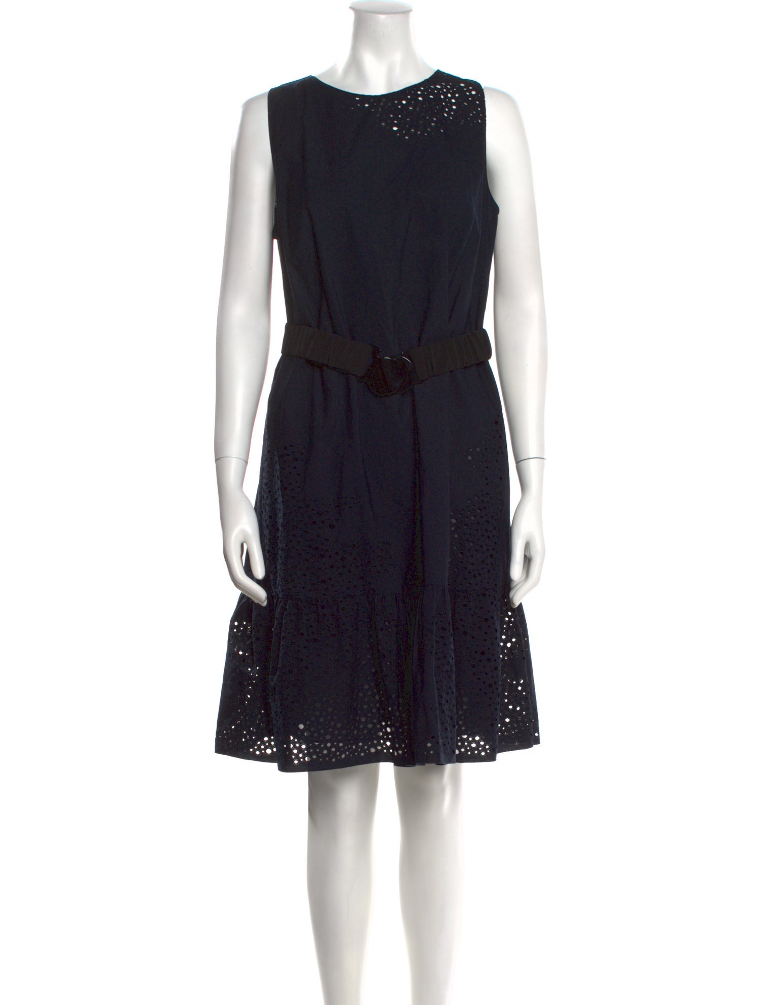 Akris Punto Scoop Neck Knee-Length Dress w/ Tags