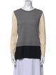 Akris Punto Wool Colorblock Pattern Sweater