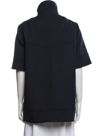 Akris Punto Virgin Wool Mock Neck Sweatshirt