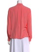 Akris Punto Silk Mock Neck Blouse