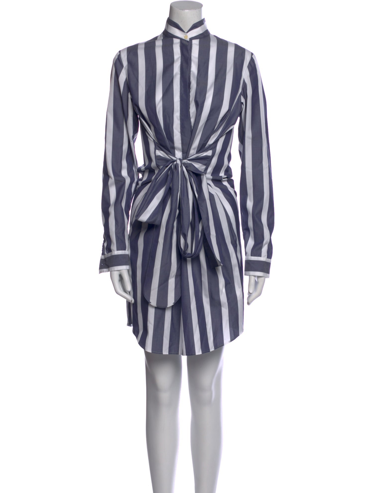 Akris Punto Striped Mini Dress