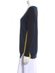 Akris Punto Wool Colorblock Pattern Sweater
