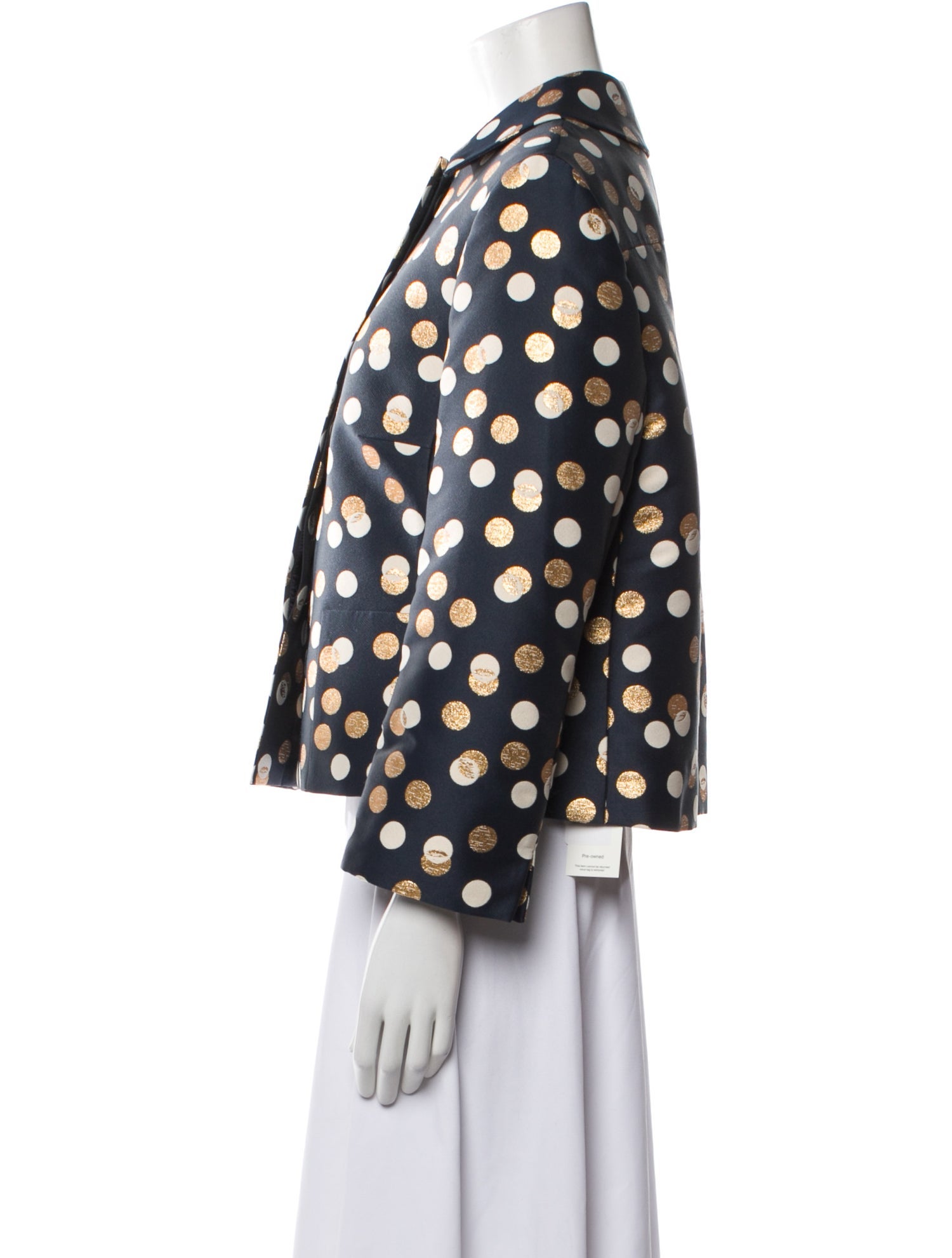 Akris Punto Polka Dot Print Blazer