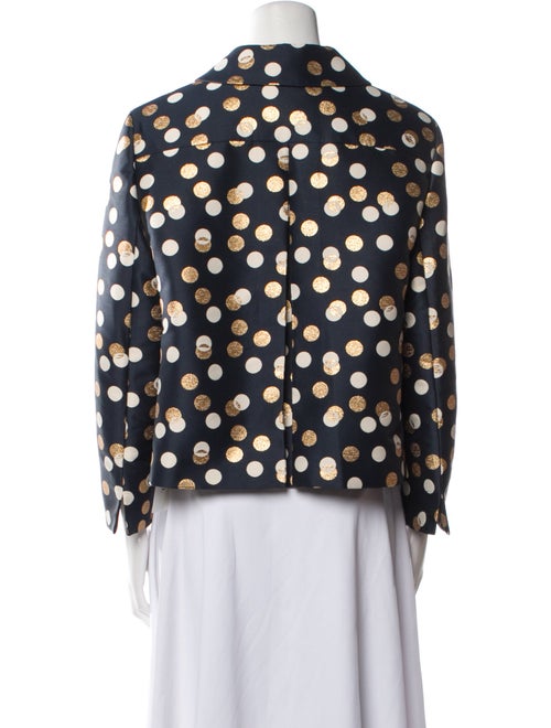 Akris Punto Polka Dot Print Blazer