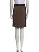 Akris Punto Houndstooth Print Knee-Length Skirt