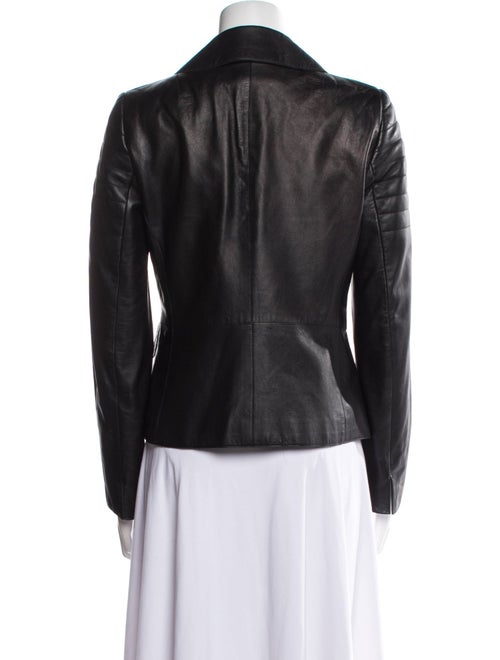 Akris Punto Lamb Leather Biker Jacket
