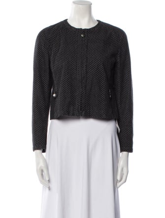 Akris Punto Tweed Pattern Evening Jacket