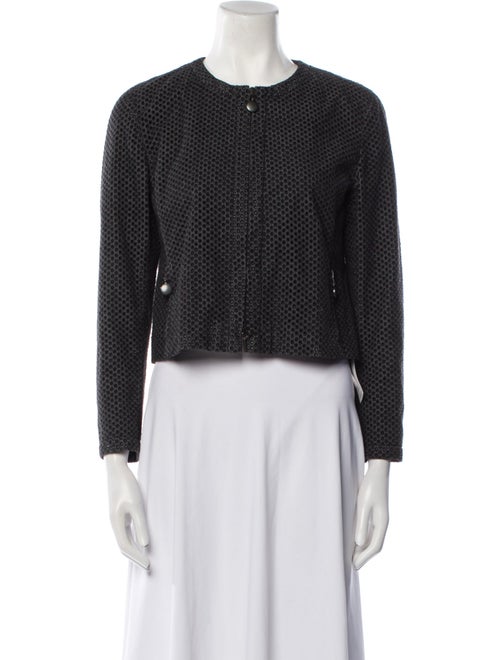 Akris Punto Tweed Pattern Evening Jacket