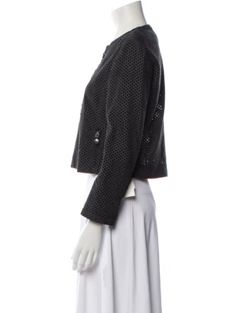 Akris Punto Tweed Pattern Evening Jacket