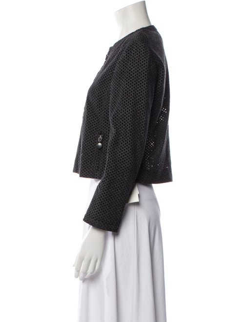 Akris Punto Tweed Pattern Evening Jacket