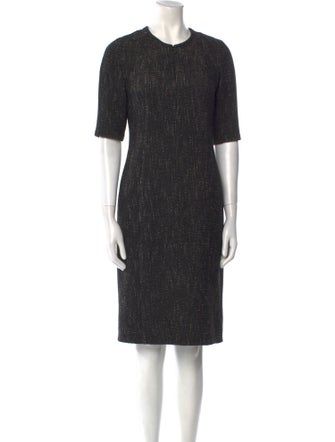 Akris Punto Crew Neck Knee-Length Dress