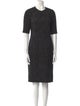 Akris Punto Crew Neck Knee-Length Dress