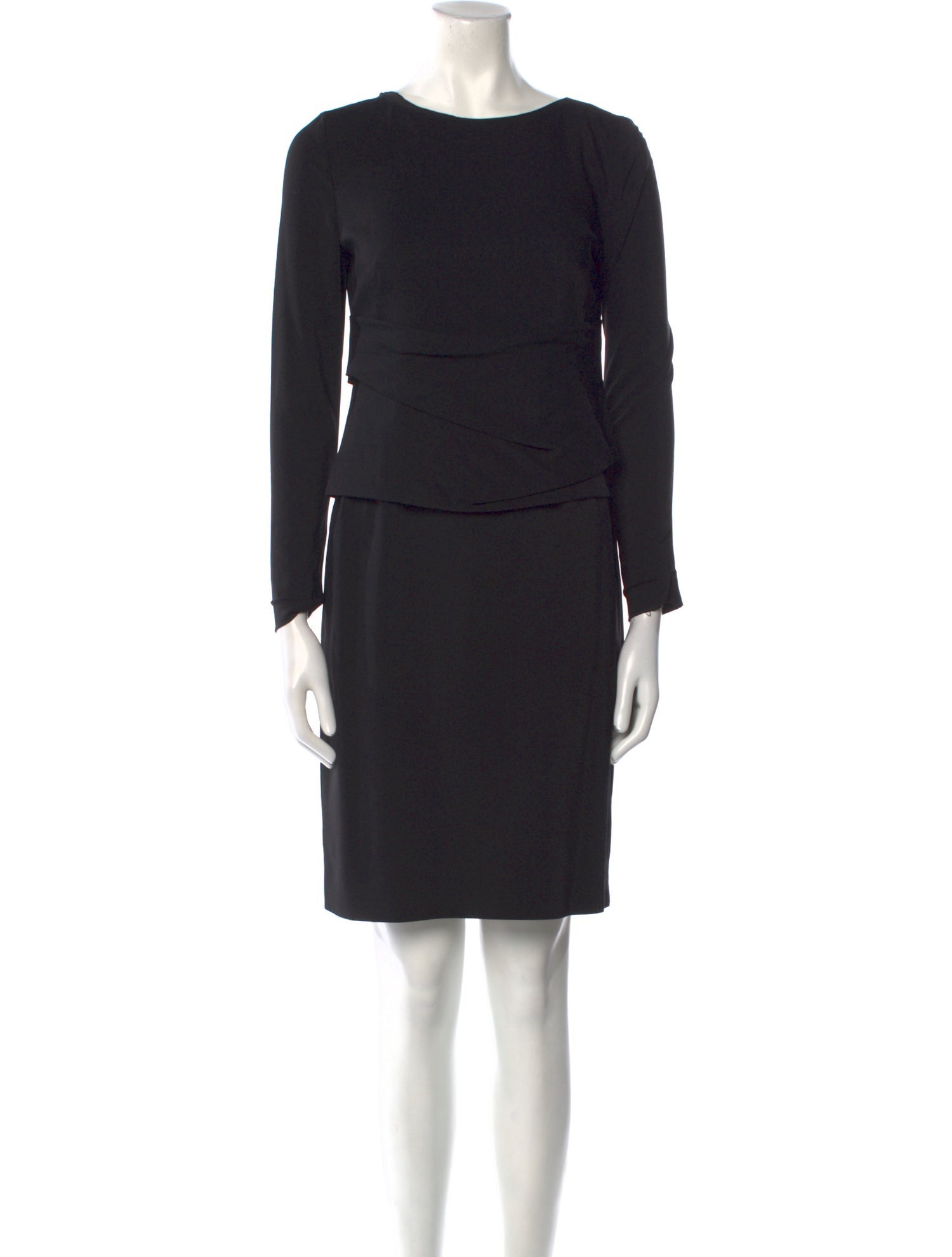 Akris Punto Bateau Neckline Mini Dress