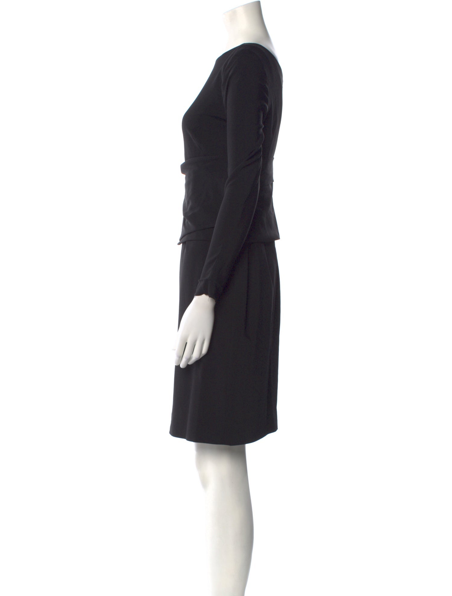 Akris Punto Bateau Neckline Mini Dress