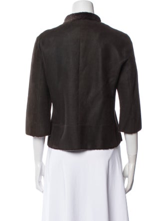 Akris Punto Lambskin Jacket