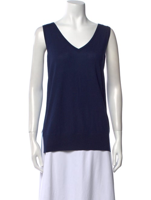 Akris Punto Wool V-Neck Top