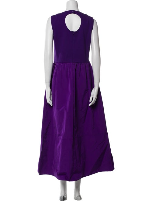 Akris Punto Crew Neck Long Dress