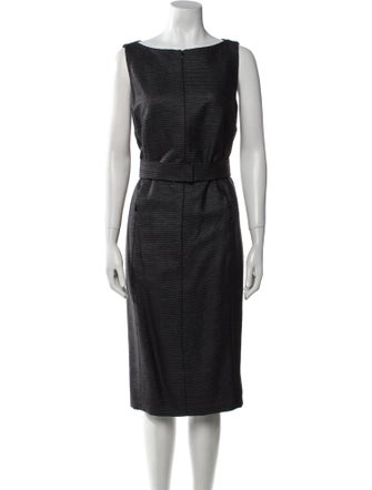 Akris Punto Silk Midi Length Dress