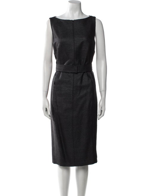 Akris Punto Silk Midi Length Dress