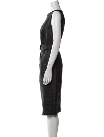 Akris Punto Silk Midi Length Dress