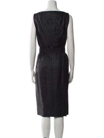 Akris Punto Silk Midi Length Dress