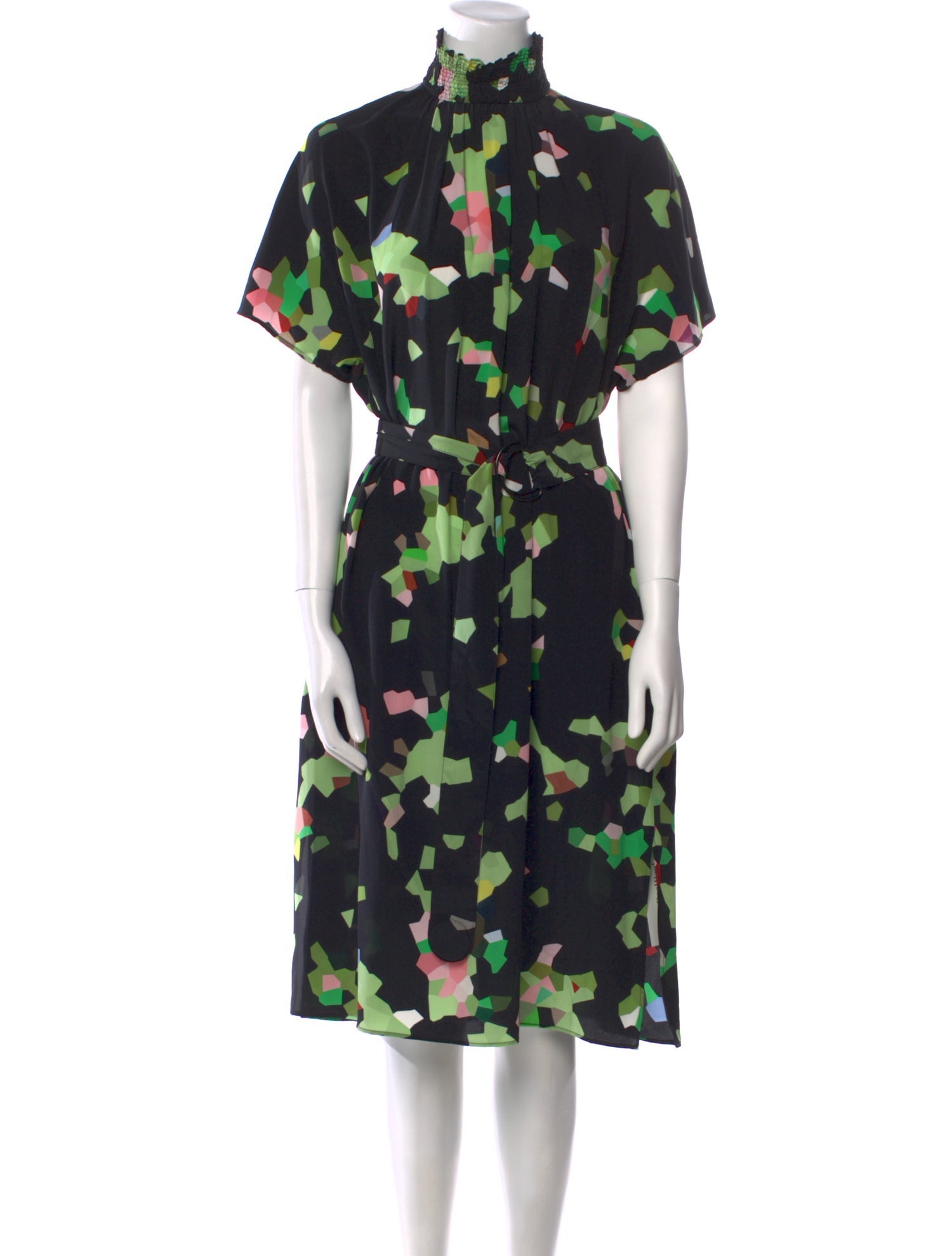 Akris Punto Silk Midi Length Dress