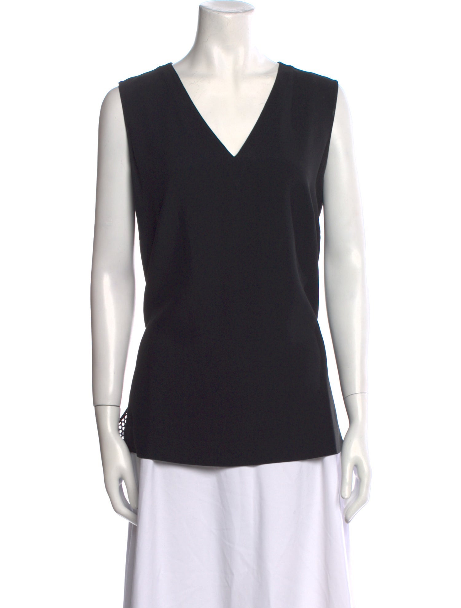 Akris Punto V-Neck Sleeveless Top