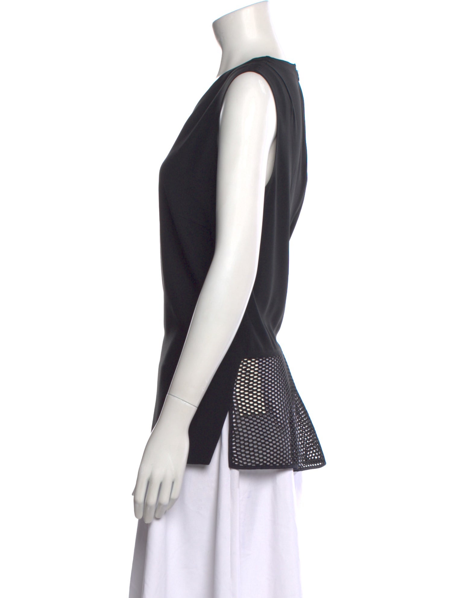 Akris Punto V-Neck Sleeveless Top