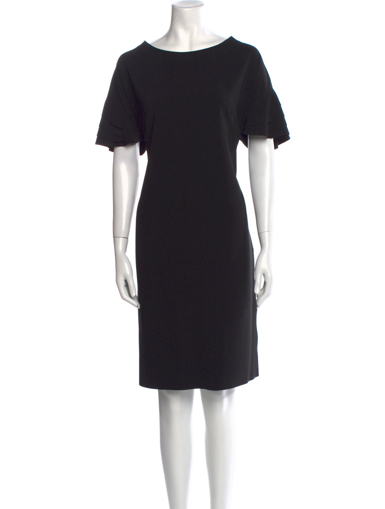 Akris Punto Bateau Neckline Knee-Length Dress
