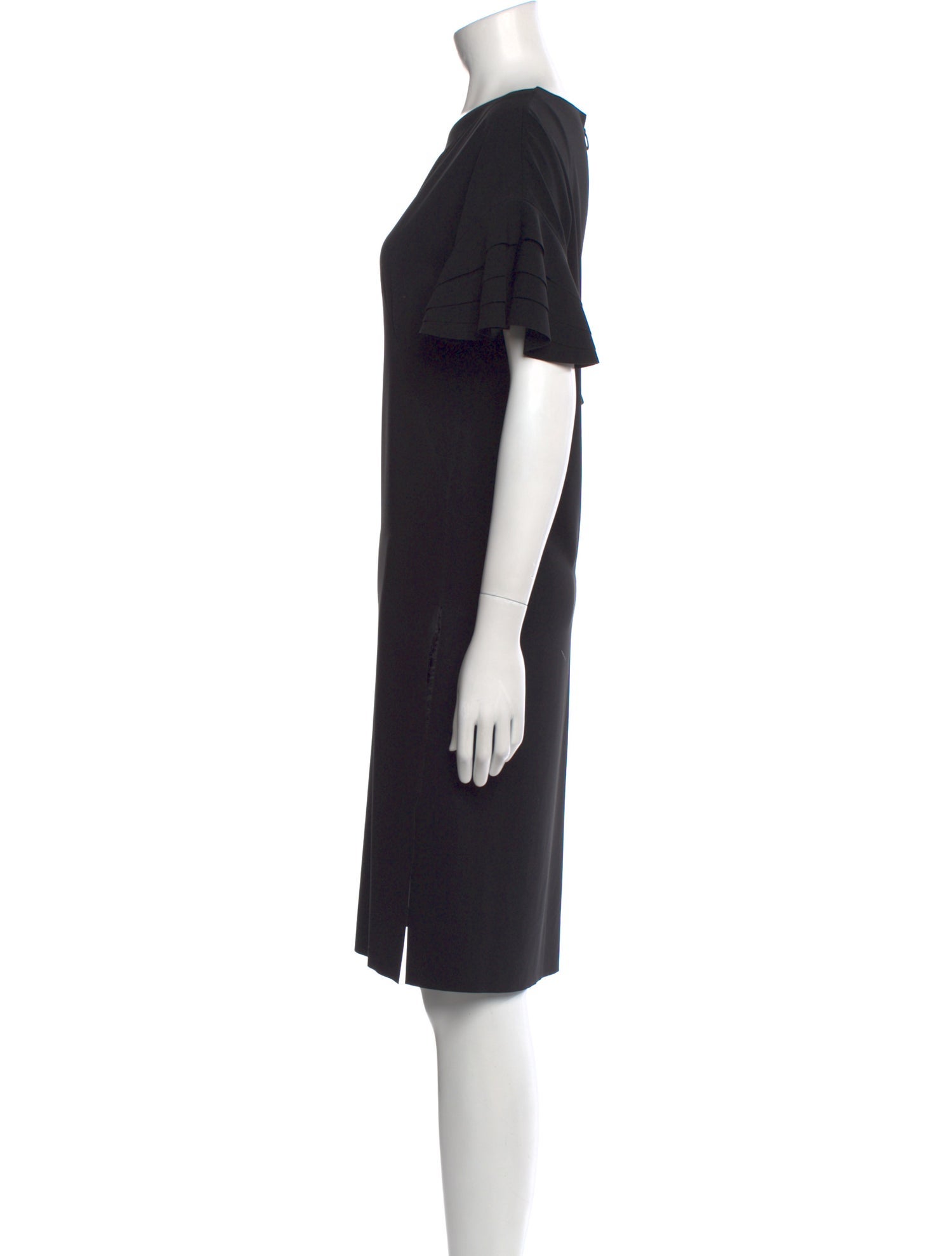 Akris Punto Bateau Neckline Knee-Length Dress