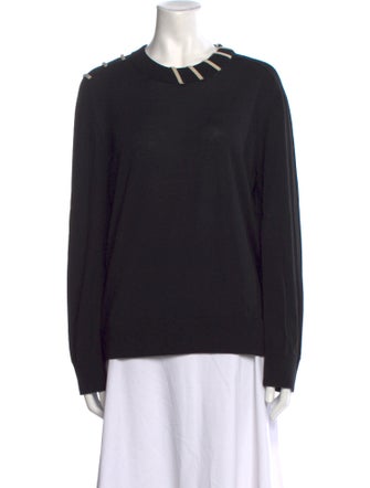 Akris Punto Virgin Wool Crew Neck Sweater