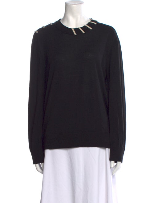 Akris Punto Virgin Wool Crew Neck Sweater