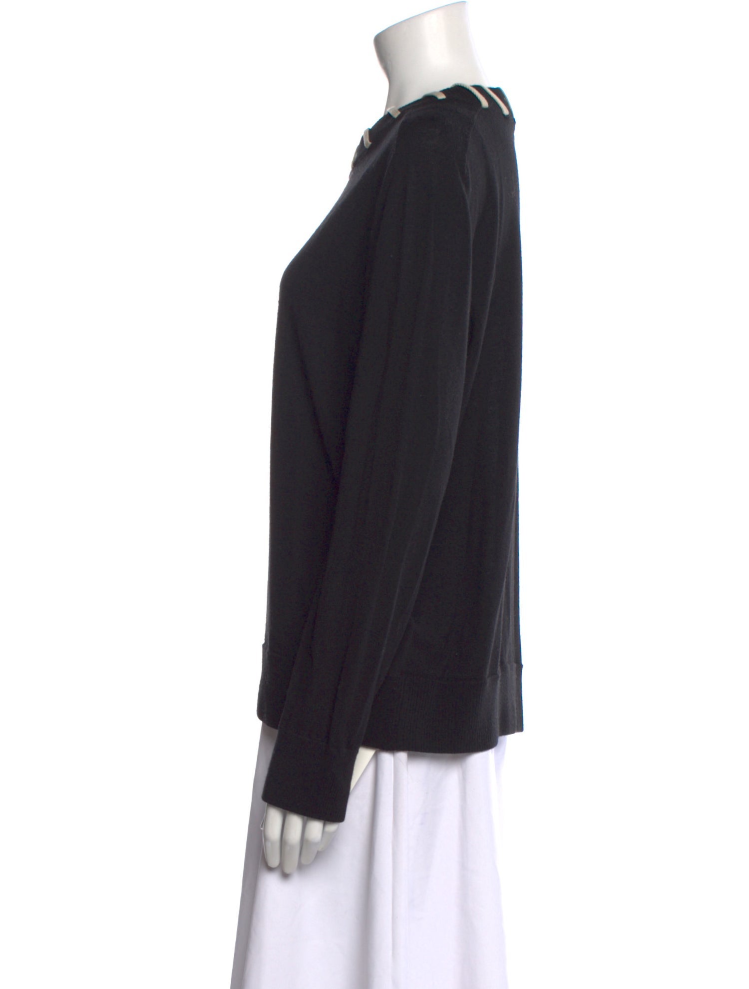 Akris Punto Virgin Wool Crew Neck Sweater