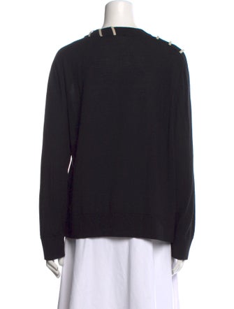 Akris Punto Virgin Wool Crew Neck Sweater