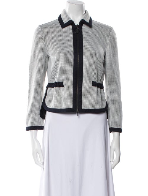 Akris Punto Colorblock Pattern Evening Jacket