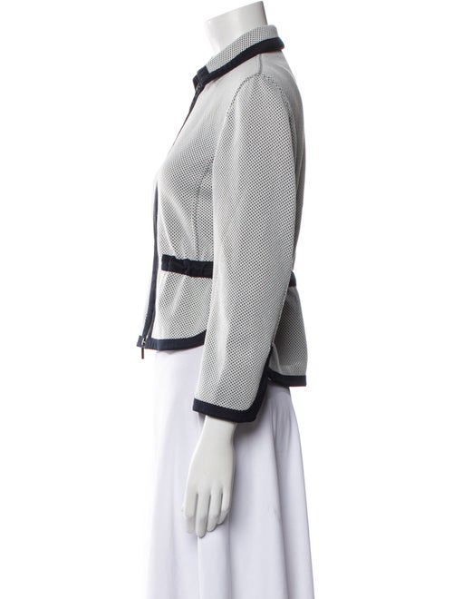 Akris Punto Colorblock Pattern Evening Jacket