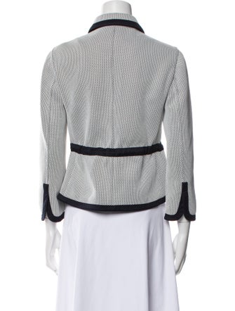 Akris Punto Colorblock Pattern Evening Jacket