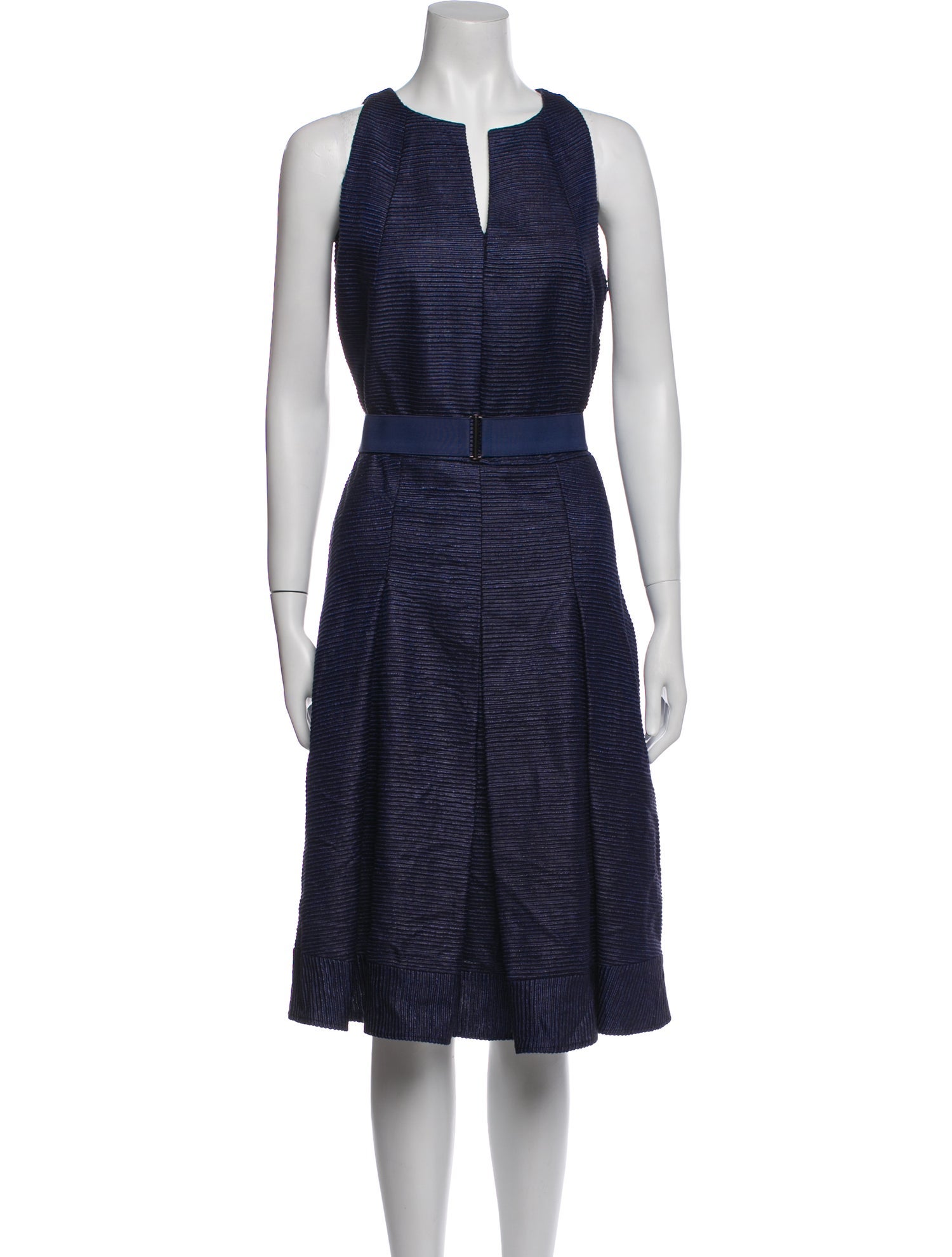 Akris Punto Silk Midi Length Dress