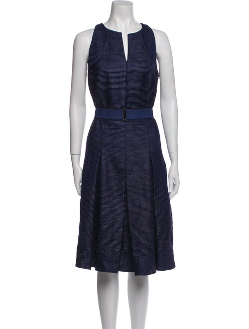 Akris Punto Silk Midi Length Dress